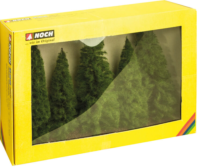 Noch 24501 H0 Fichten mittelgrün von 7 bis 14 cm hoch