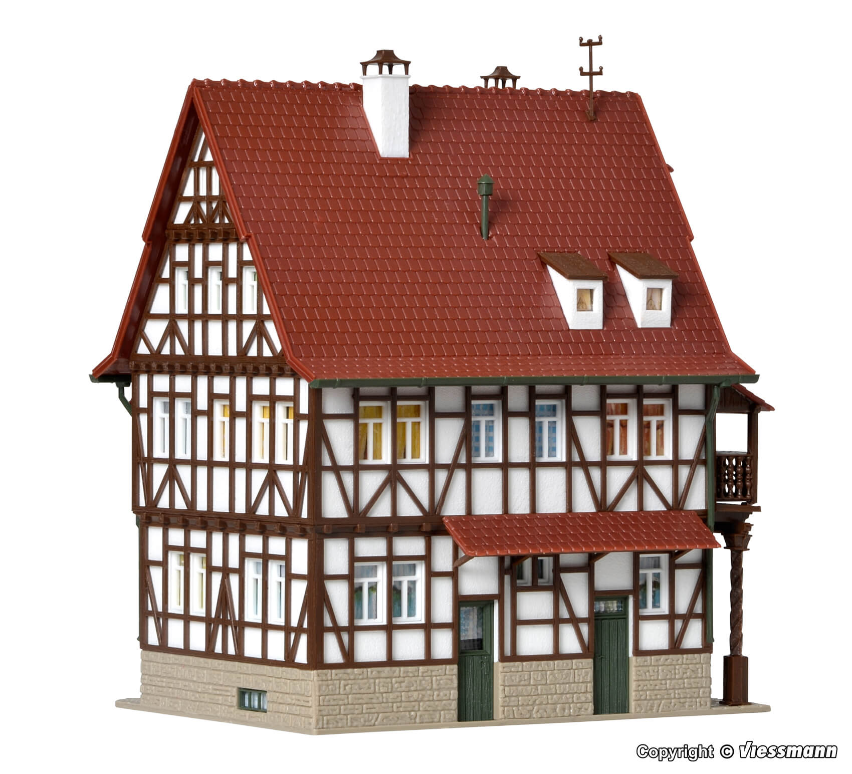 H0 Vollmer 43732 Winzerhaus mit Hoftor